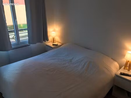 location t2 meublé 38m² lumineux + grand balcon sud + parking souterrain + cave