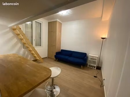 paris 5e – appartement rénové avec mezzanine – quartier jardin des plantes