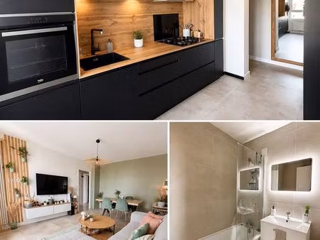 t3 refait à neuf 63m2 – dernier étage avec balcon – vue imprenable sur le mont-blanc et le