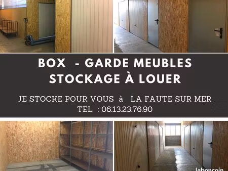 à louer box de stockage garde-meuble