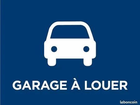 loue garage sécurisé