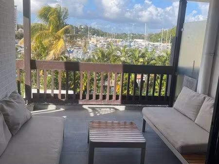 appart meublé vue mer marina gosier avec citerne