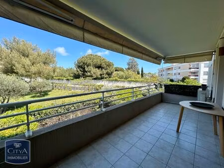 location appartement 2 pièces 36m² juan les pins 06160