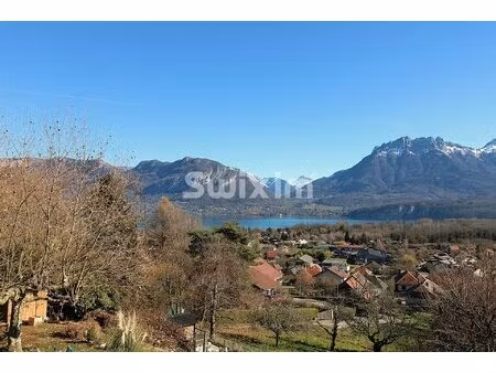maison individuelle offrant un panorama exceptionnel sur le lac et les massifs