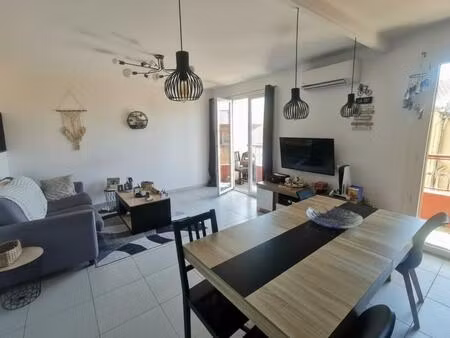 3 pièces traversant avec 2 balcons