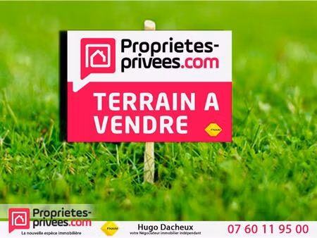 terrain mery sur cher 1500 m2 (d 2129)