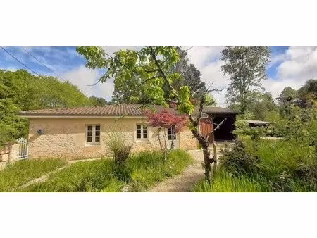 proche bazas - maison en pierre - 2 chambres - garage - gironde