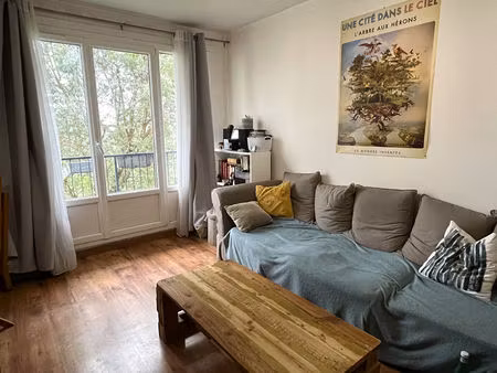 appartement nantes quartier zola 2 pièces 1 chambre  avec balcon  parking et cave