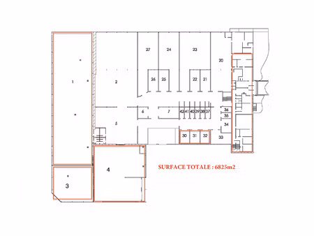 vente boutique/local commercial 6 825 m²