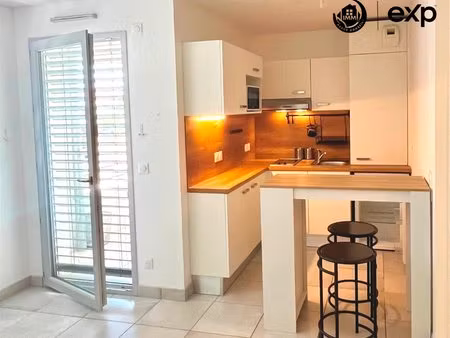 villeurbanne élégant t1 neuf meublé avec loggia  à deux