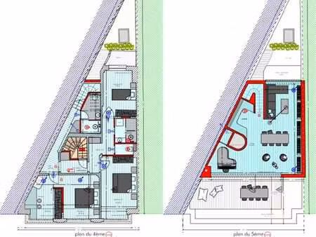 duplex casco de 3 chambres avec terrasse
