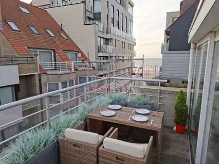 2-bed penthouse with sea view terrace in duinbergen