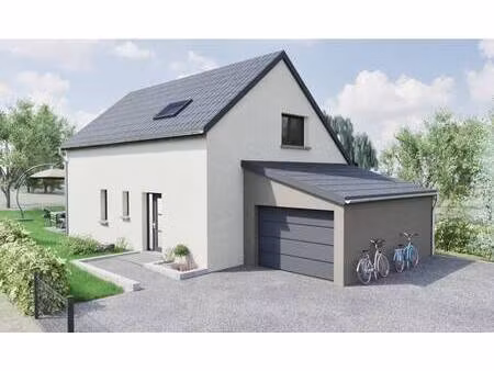 terrain avec maison neuve à vendre