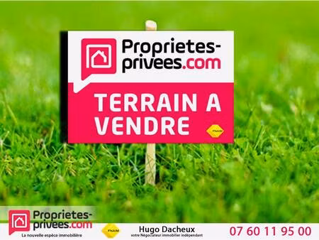 terrain constructible viabilisé à vendre
