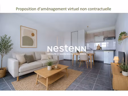 a vendre appartement t2 bbc de 42 m² au 1er et dernier étage avec balcon et parking privat
