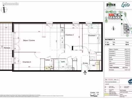 appartement 4 pièces 87 m²