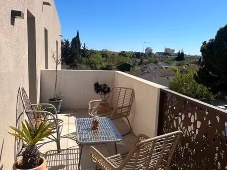 t2 + garage & terrasse (la pompignane)