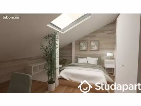 chambre 1 pièce 10 m²