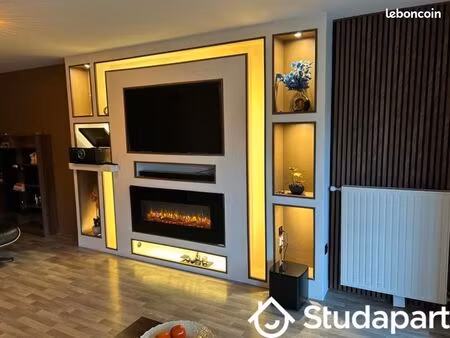 chambre 1 pièce 12 m²