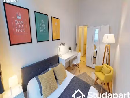 chambre 1 pièce 11 m²