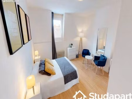 chambre 1 pièce 15 m²