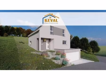 terrain avec maison neuve à vendre