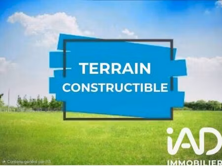 terrain constructible à vendre