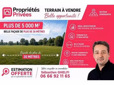terrain constructible à vendre