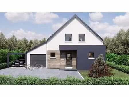 terrain avec maison neuve à vendre