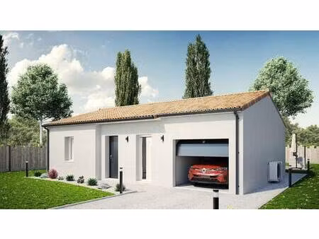 terrain avec maison neuve à vendre