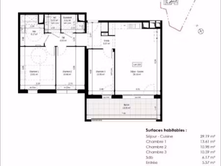 vente appartement 4 pièces 86 m² à colmar (68000)  365 000 €