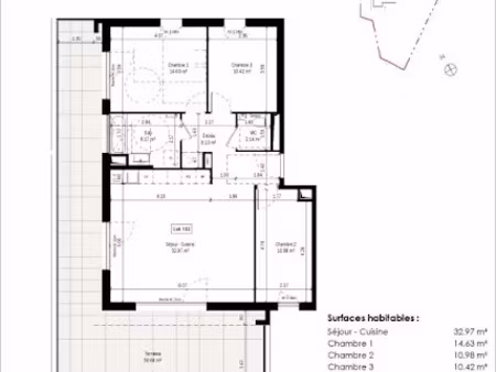 vente appartement 4 pièces 85 m² à colmar (68000)  397 000 €