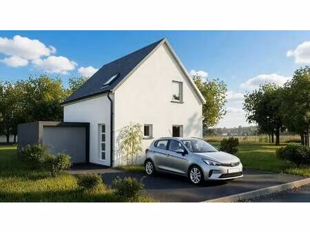 terrain avec maison neuve à vendre