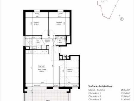 vente appartement 4 pièces 79.98 m² à colmar (68000)  375 000 €