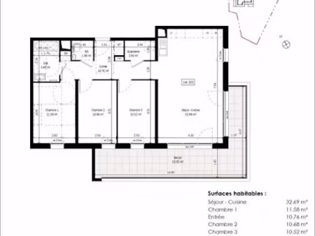 vente appartement 4 pièces 85 m² à colmar (68000)  370 000 €