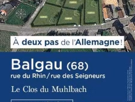 terrain constructible viabilisé à vendre