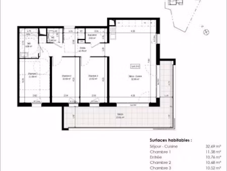 vente appartement 4 pièces 85 m² à colmar (68000)  385 000 €