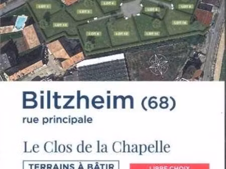 terrain constructible viabilisé à vendre