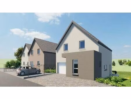 terrain avec maison neuve à vendre