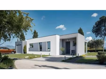 terrain avec maison neuve à vendre