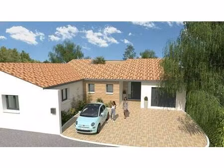 terrain avec maison neuve à vendre