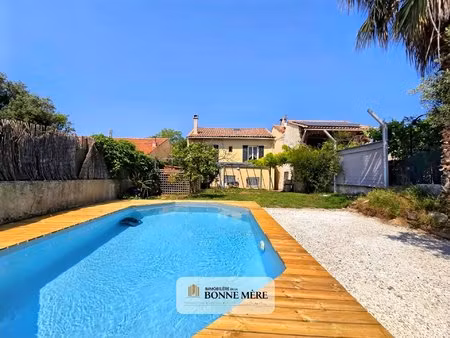 maison individuelle t4 de 110m² + studio indépendant de 21m² avec piscine