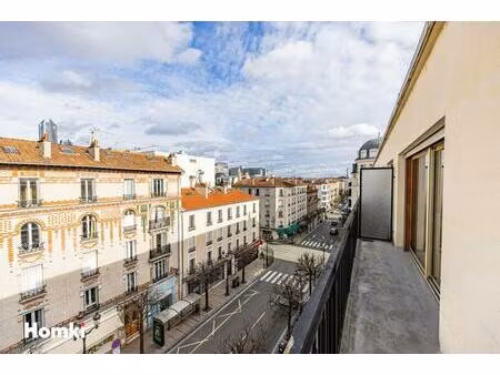 puteaux centre – t4 en dernier étage avec extérieurs