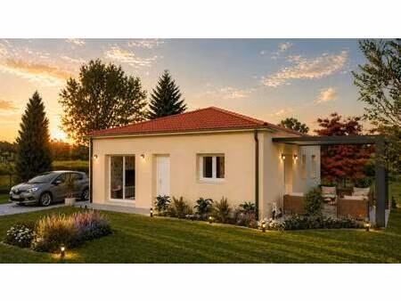 terrain avec maison neuve à vendre