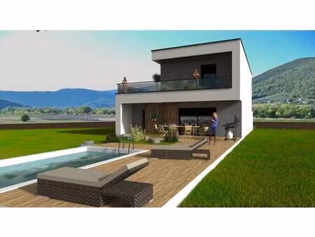terrain avec maison neuve à vendre
