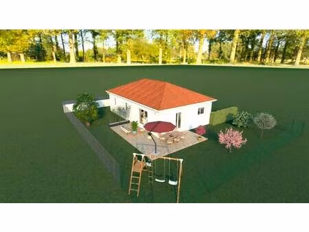 terrain avec maison neuve à vendre