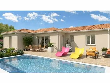 terrain avec maison neuve à vendre