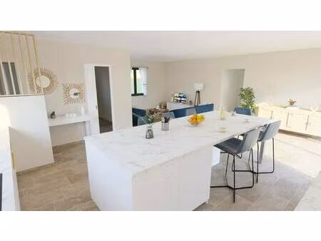 terrain avec maison neuve à vendre