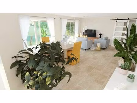 terrain avec maison neuve à vendre