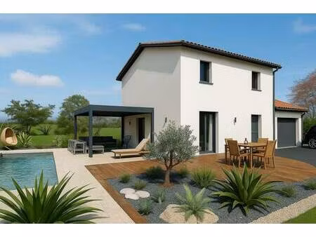 terrain avec maison neuve à vendre